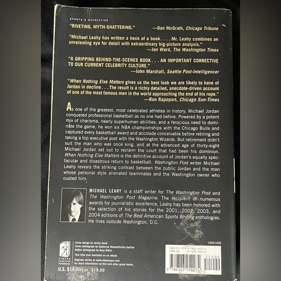 Vintage 90s Michael Jordan Book “When Nothing Else Matters” - Picture 2 of 2